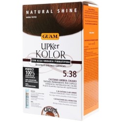 GUAM UPKER KOLOR TINTA CAPELLI 5,38 CASTANO AMBRA CHIARO CON ALGA UNDARIA PINNATIFIDA