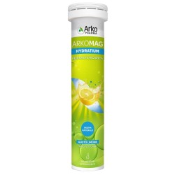 ARKOMAG HYDRATIUM REIDRATA E RICARICA LIMONE 24 COMPRESSE EFFERVESCENTI SENZA ZUCCHERI CON EDULCORANTE