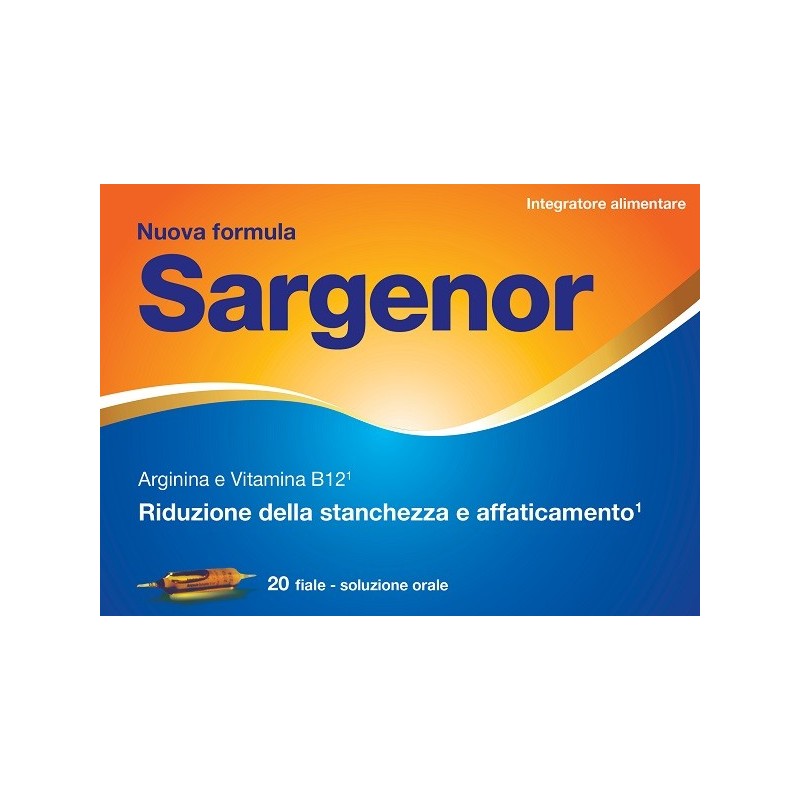 SARGENOR 20 FIALE DA 5 ML NUOVA FORMULAZIONE