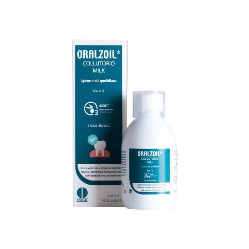 ORALZOIL COLLUTORIO MILK 250 ML SENZA ALCOL SENZA GLUTINE SENZA LATTOSIO