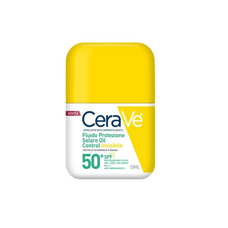 CERAVE FLUIDO PROTEZIONE SOLARE OIL CONTROL INVISIBILE SPF50+ 50 ML