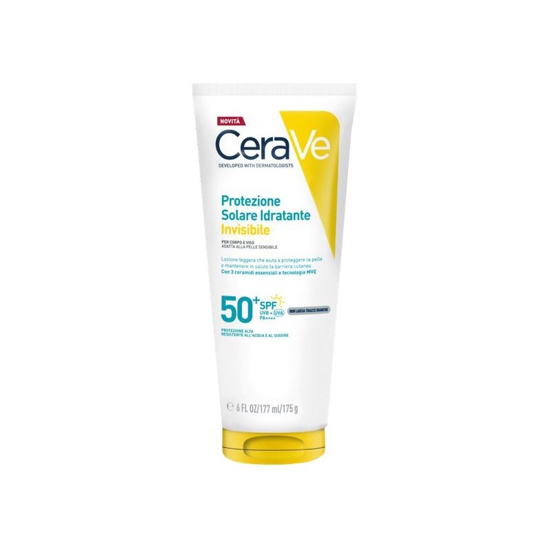 CERAVE PROTEZIONE SOLARE IDRATANTE INVISIBILE SPF50+ 177 ML