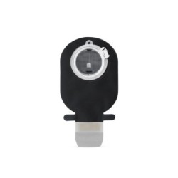 SACCA ILEOSTOMIA SENSURA MIO CLICK RIVESTIMENTO NERO FONDO APERTO MAXI 60 MM 30 PEZZI