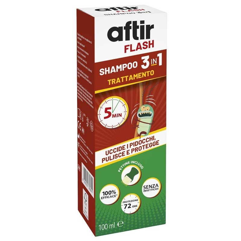 AFTIR FLASH SHAMPOO 3 IN 1 100 ML