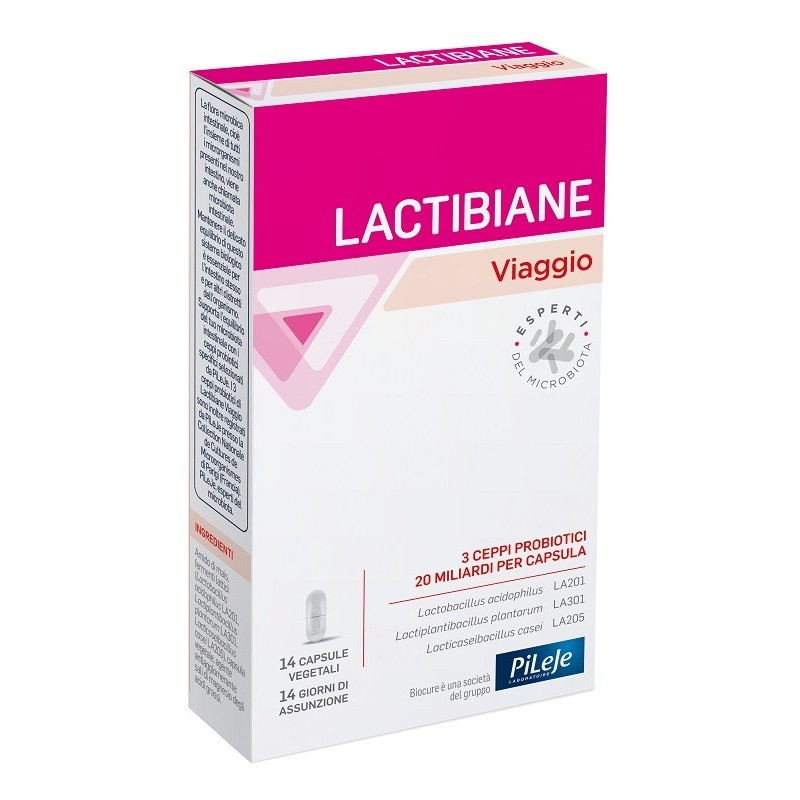 LACTIBIANE VIAGGIO 14 CAPSULE VEGETALI