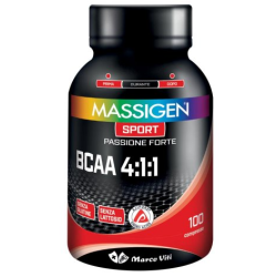 MASSIGEN SPORT BCAA 411 100 COMPRESSE
