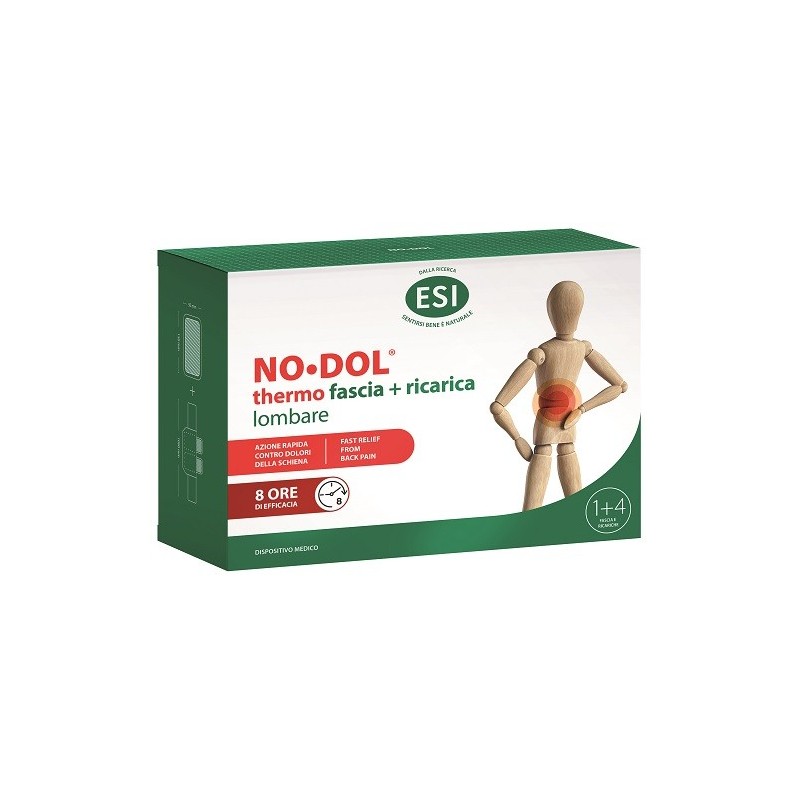 ESI NO DOL THERMO FASCIA LOMBARE 1 PEZZO + RICARICA 4 PEZZI
