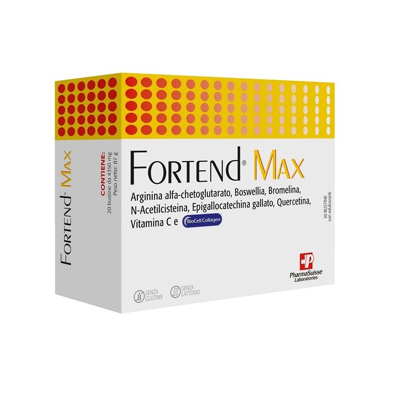 FORTEND MAX 20 BUSTINE SENZA GLUTINE E LATTOSIO