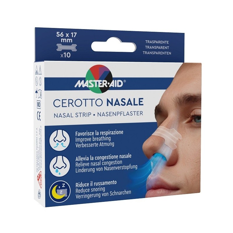 CEROTTO NASALE MASTER-AID 56X17MM 10 PEZZI