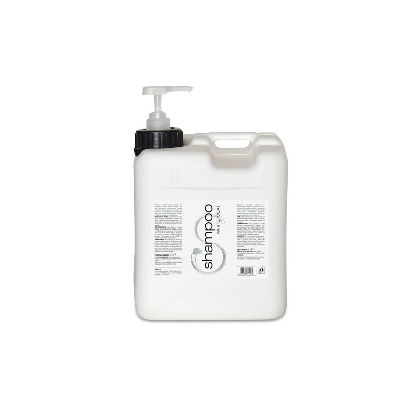 SHAMPOO WHITE COAT 5 LITRI