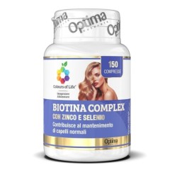 COLOURS OF LIFE BIOTINA COMPLEX 150 COMPRESSE 100 MG SENZA GLUTINE SENZA LATTOSIO