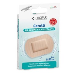 CEROTTO ACIDO IALURONICO AZIONE CICATRIZZANTE PROFAR 5X7,5 CM 6 PEZZI