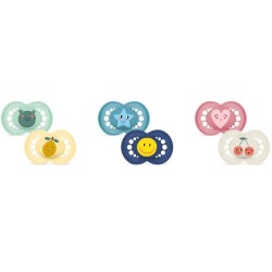 MAM SUCCHIETTO ORIGINAL 6+ MESI SILICONE 2 PEZZI