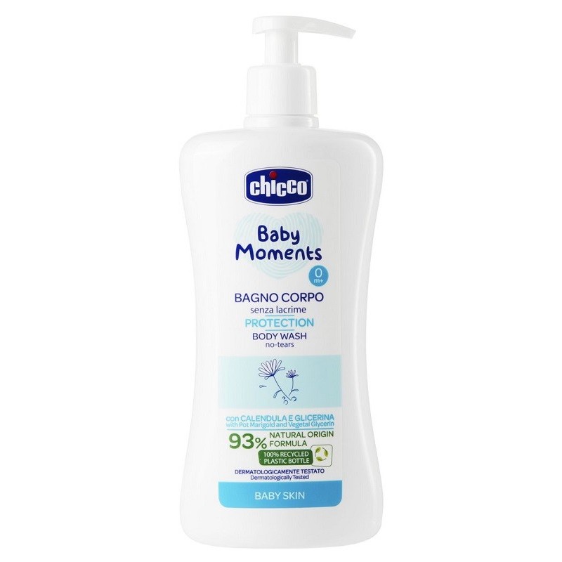 CHICCO BABY MOMENTS BAGNO CORPO SENZA LACRIME PROTECTION 500 ML