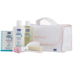 CHICCO BABY MOMENTS BEAUTY MANIGLIA ROSA BAGNO DELICATO CORPO-CAPELLI PELLI DELICATE 200 ML + CREMA CORPO PELLI DELICATE 200 ML 
