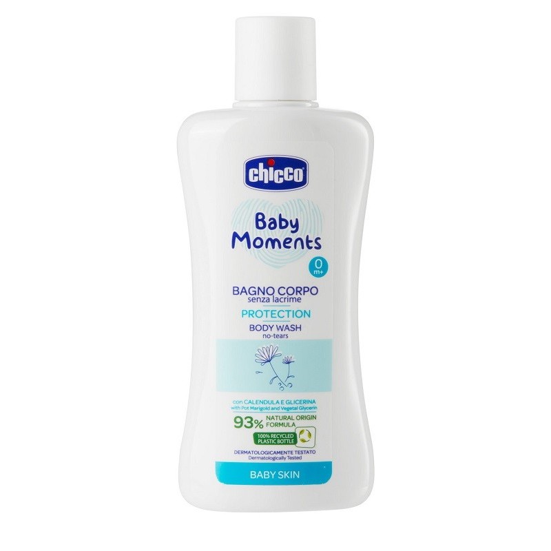 CHICCO BABY MOMENTS BAGNO CORPO SENZA LACRIME PROTECTION 200 ML