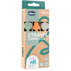 CHICCO CANNUCCE SILICONE 12 MESI+
