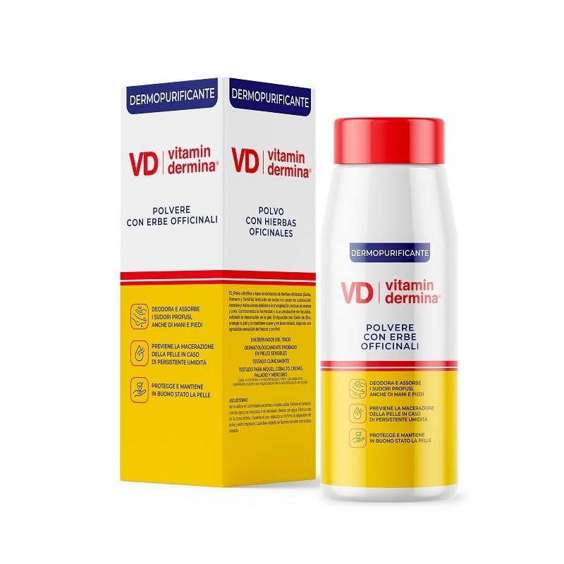 VITAMINDERMINA POLVERE ERBE OFFICINALI DERMOPURIFICANTE 100 G
