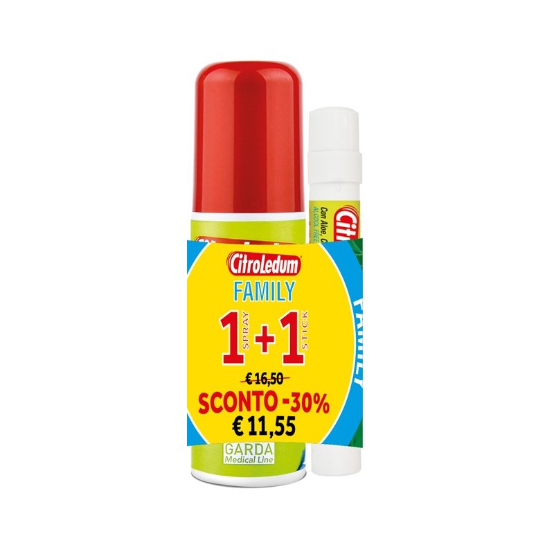 CITROLEDUM FAMILY KIT SPRAY 75 ML + STICK 10 ML