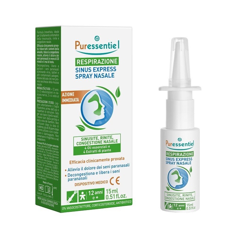 PURESSENTIEL SINUS SPRAY RESPIRAZIONE 15 ML