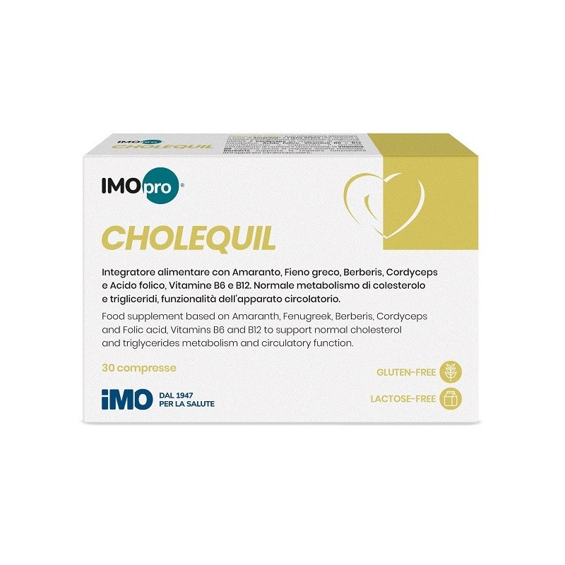 IMOPRO CHOLEQUIL 30 COMPRESSE NUOVA FORMULAZIONE