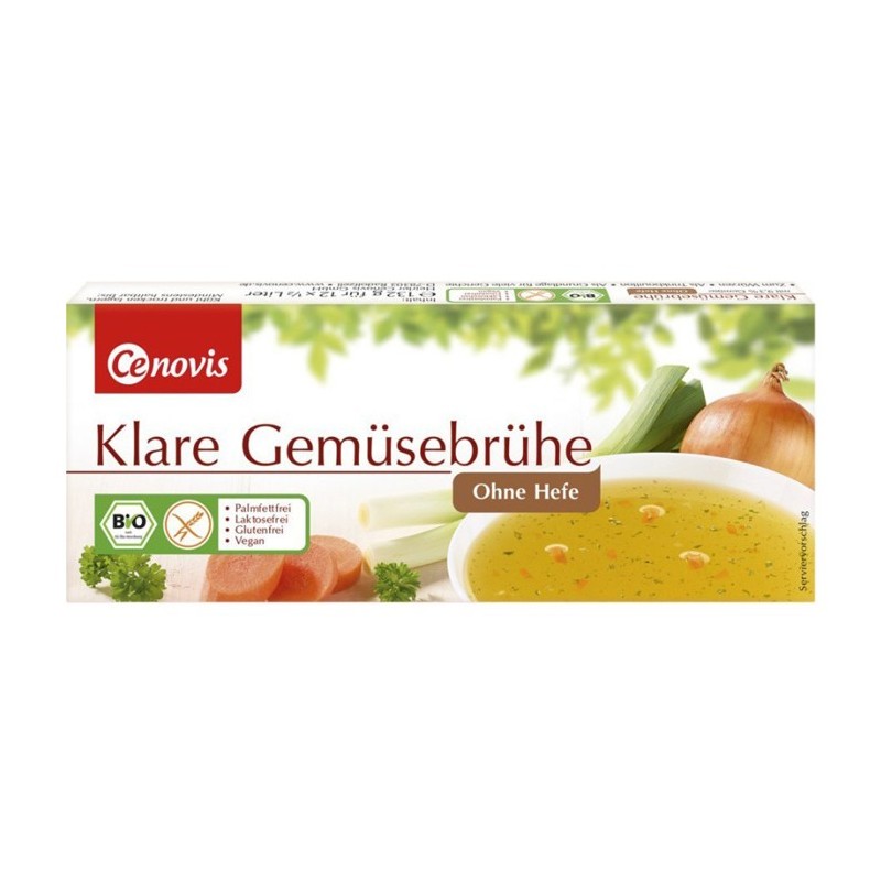 DADO CENOVIS VEGETALE BIO SENZA LIEVITO 9,3% DI VERDURE 12 CUBETTI