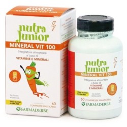 NUTRA JUNIOR MINERALVIT 100 60 COMPRESSE MASTICABILI
