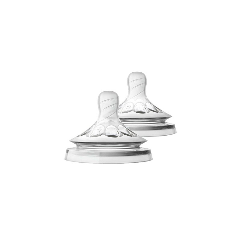 AVENT 2 TETTARELLE NATURAL FLUSSO MEDIO 3 FORI