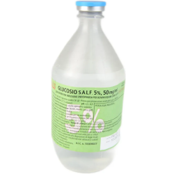 GLUCOSIO SALF*5% FL 500ML VET