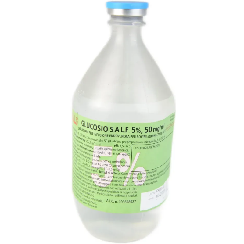 GLUCOSIO SALF*5% FL 500ML VET GLUCOSIO SALF*5% FL 500ML VET