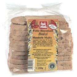 FETTE BISCOTTATE DOLCI MANDORLA MALTO 250 G