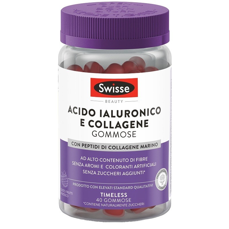 SWISSE ACIDO IALURONICO & COLLAGENE 40 GOMMOSE