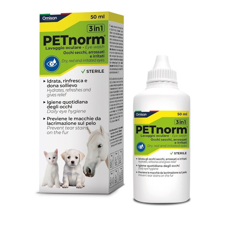 PETNORM LAVAGGIO OCULARE 50 ML PETNORM LAVAGGIO OCULARE 50 ML