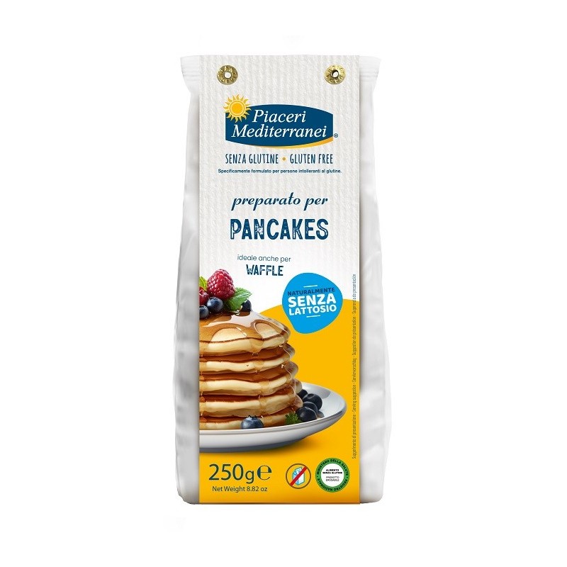 PIACERI MEDITERRANEI PREPARATO PANCAKES 250 G PIACERI MEDITERRANEI PREPARATO PANCAKES 250 G