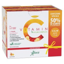 VITAMIN C NATURCOMPLEX 20 BUSTINE GRANULARI CONFEZIONE SPECIALE 1+1