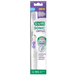 GUM SONIC ORTHO BATTERY TOOTHBRUSH