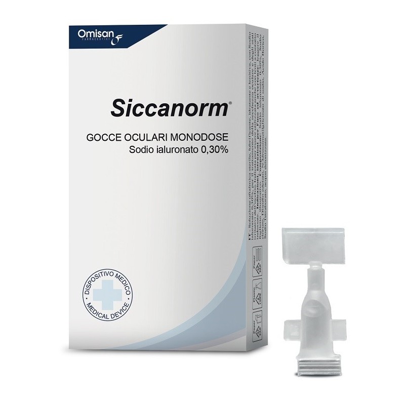 SICCANORM GOCCE OCULARI 20 FLACONCINI MONODOSE 0,33 ML