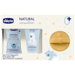 CHICCO NATURAL SENSATION DETERGENTE 200 ML + CREMA + SPUGNA
