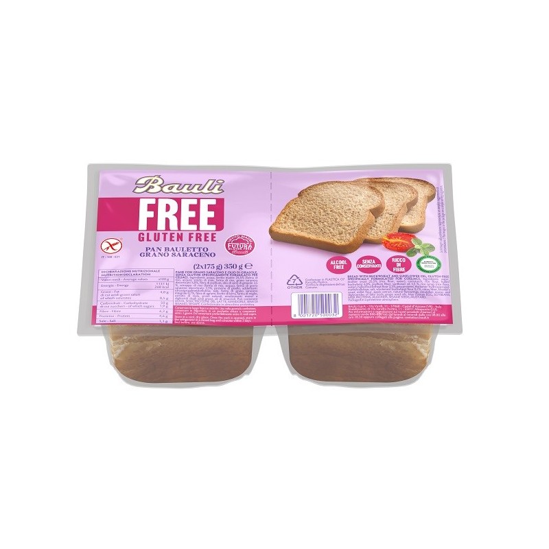 BAULI FREE PAN BAULETTO GRANO SARACENO 350 G