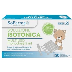 SOLUZIONE SALINA 0,9% 20 FLACONI 5 ML SOFARMAPIU'