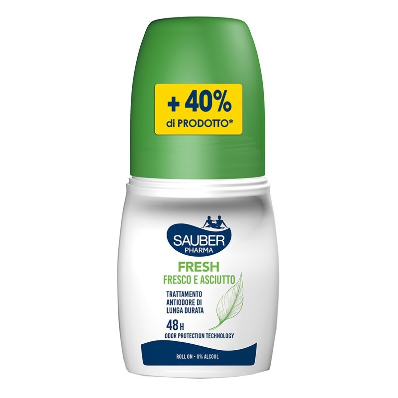 SAUBER DEO 48H FRESH FRESCO E ASCIUTTO ROLL ON 70 ML SAUBER DEO 48H FRESH FRESCO E ASCIUTTO ROLL ON 70 ML