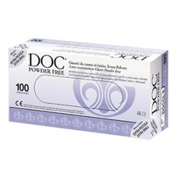 GUANTO IN LATTICE SUPERFICIE MICRORUVIDA PRIVO DI TALCO 100 PEZZI ARTICOLO DOCCL 8