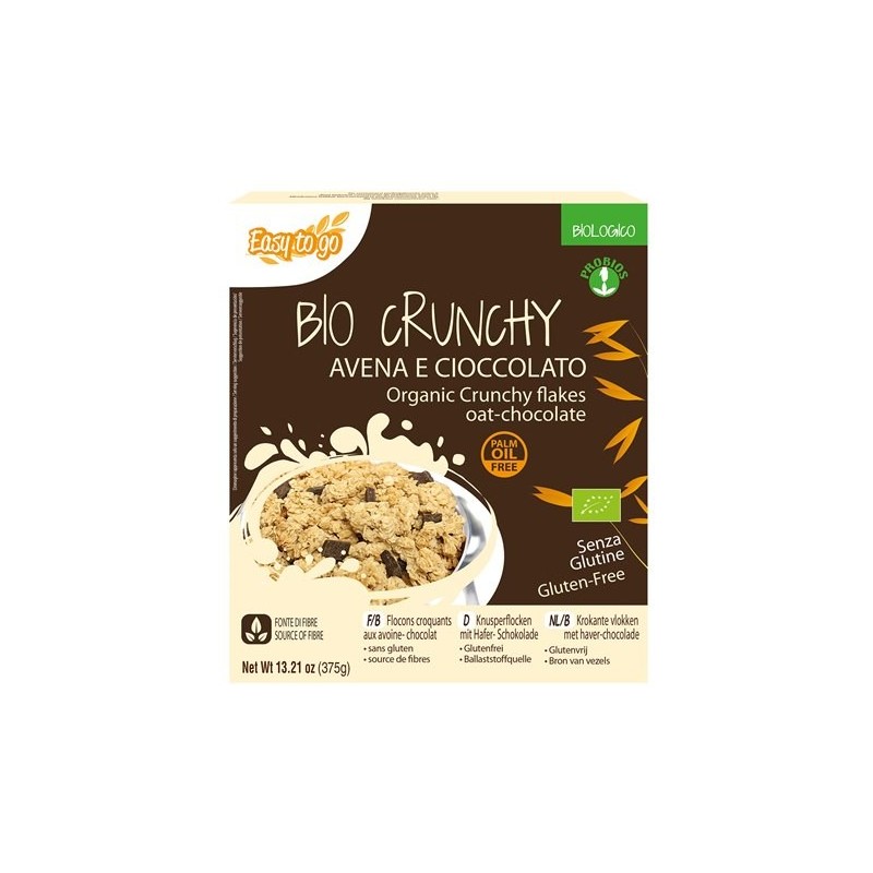 EASY TO GO BIO CRUNCHY AVENA E CIOCCOLATO 375 G