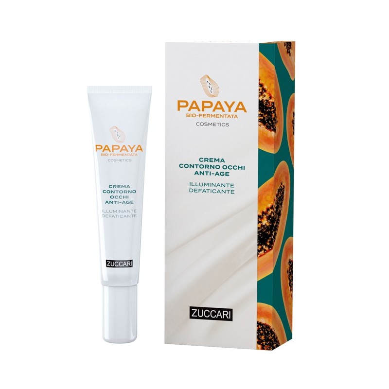 PAPAYA COSMETICS CREMA CONTORNO OCCHI ANTI-AGE ILLUMINANTE DEFATICANTE 18 ML