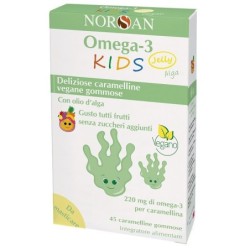 NORSAN OMEGA 3 KIDS JELLY ALGA 45 CARAMELLE GOMMOSE
