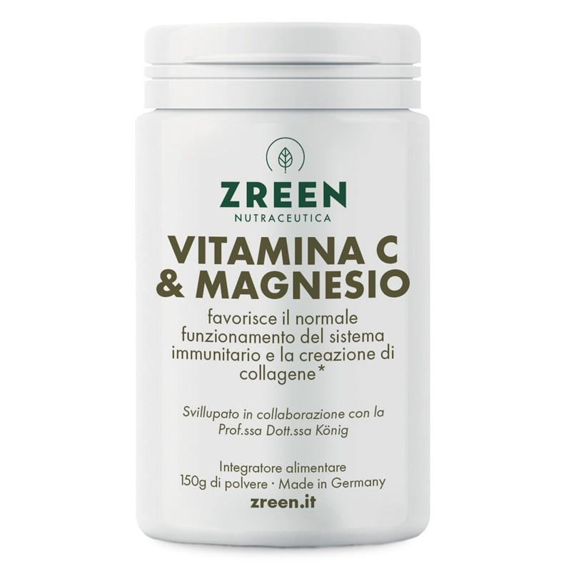 ZREEN VITAMINA C & MAGNESIO POLVERE 150 G