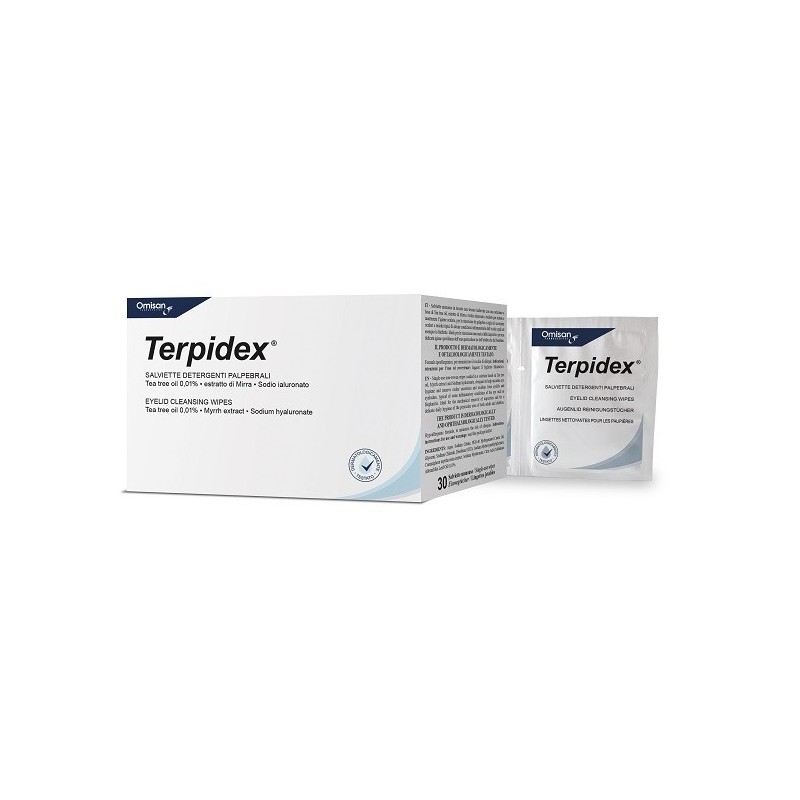 TERPIDEX SALVIETTE DETERGENTI PALPEBRALI 30 BUSTINE