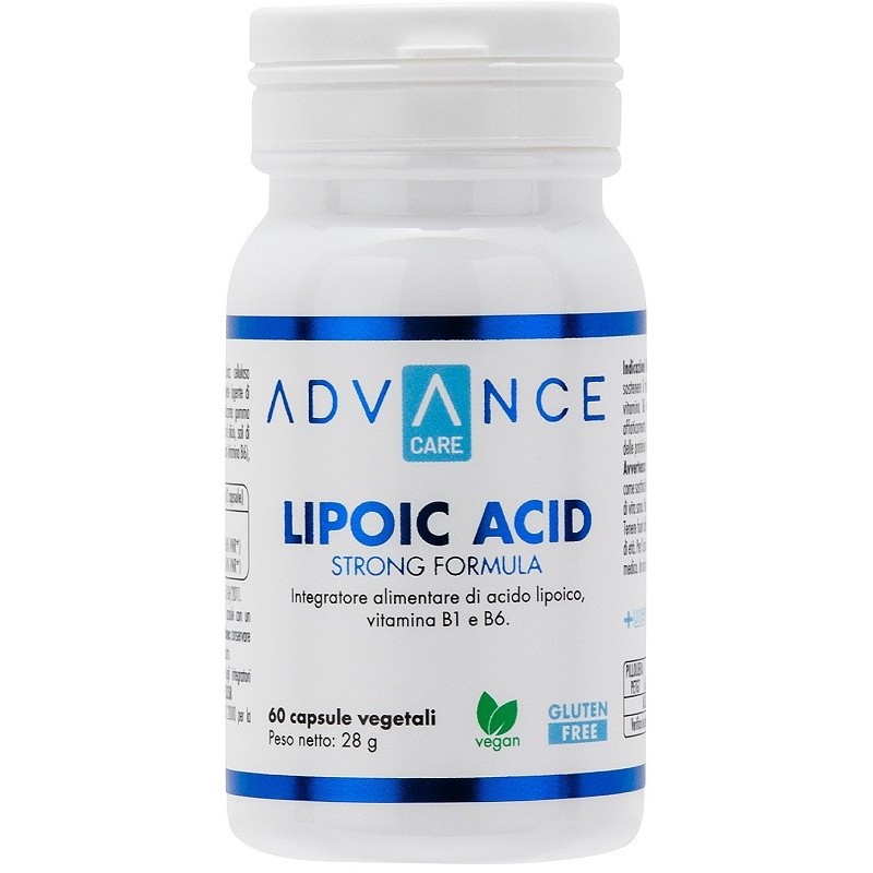 ADVANCE CARE LIPOIC ACID STRONG FORMULA 60 CAPSULE VEGETALI