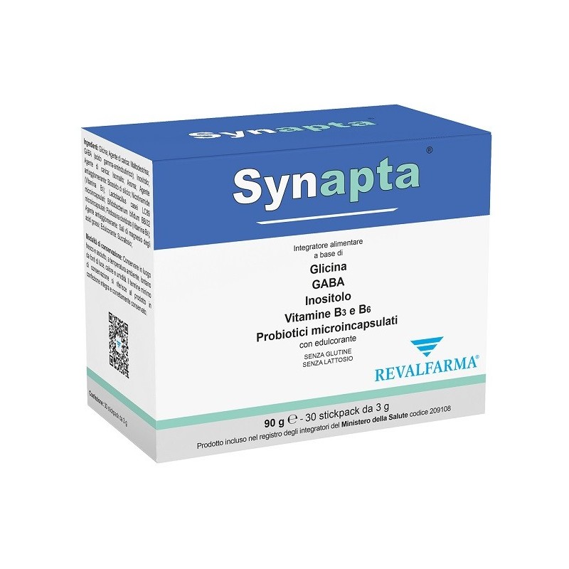 SYNAPTA 30 STICKPACK CON EDULCORANTE SENZA GLUTINE E LATTOSIO