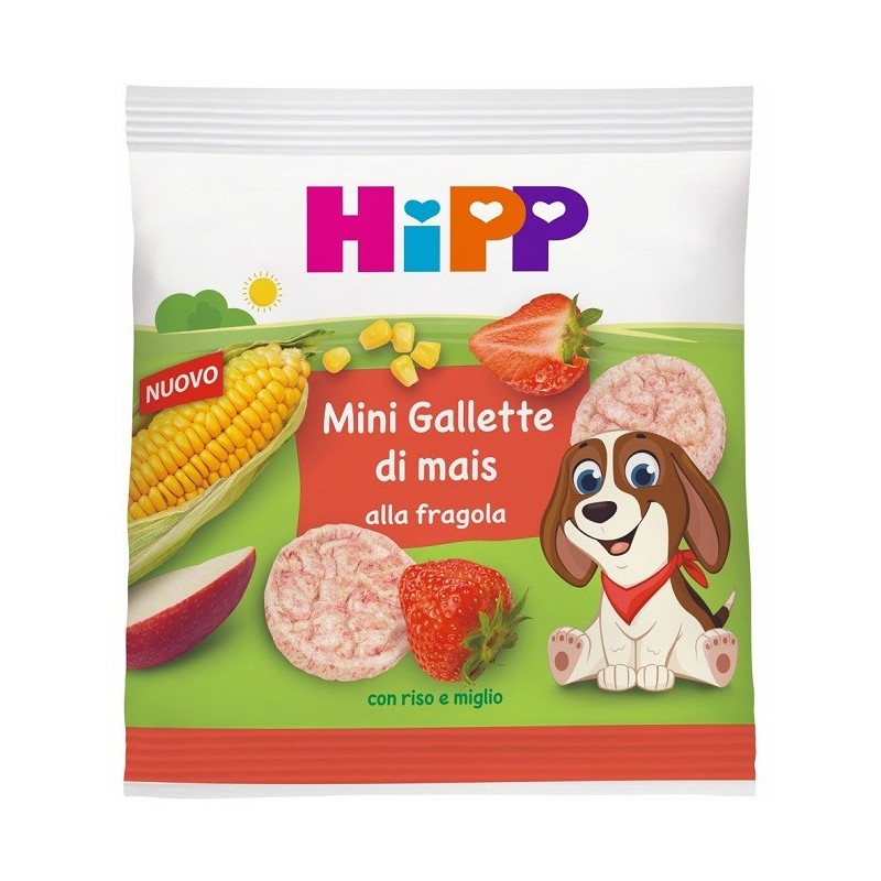 HIPP MINI GALLETTE MAIS FRAGOLA 23 G